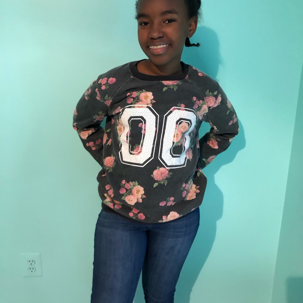 Floral sweatshirt
